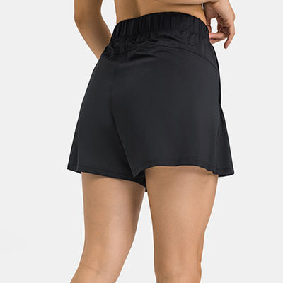 Leisure Pocket Sports Yoga Shorts Workout Running Pants Sweat Wicking