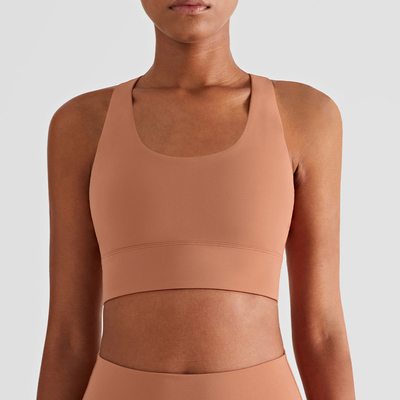 Workourt Running Bra Wide cross straps Yoga Fitness Tops For Women