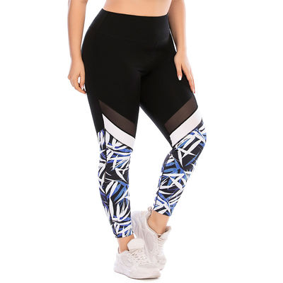 Plus Size Yoga 2 Pcs Sets Shockproof Non See Through Sports Bra And Leggings Set